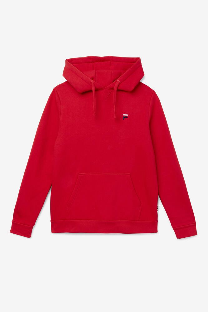 Fila Hoodie Mens Red - Luka - Philippines 8273091-HG